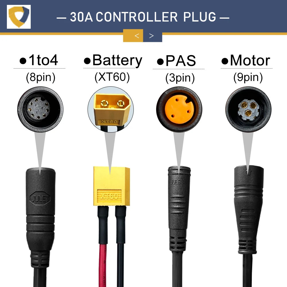 36V/48V 15A-30A Waterproof Electric Scooter Bicycle Squarewave Controller