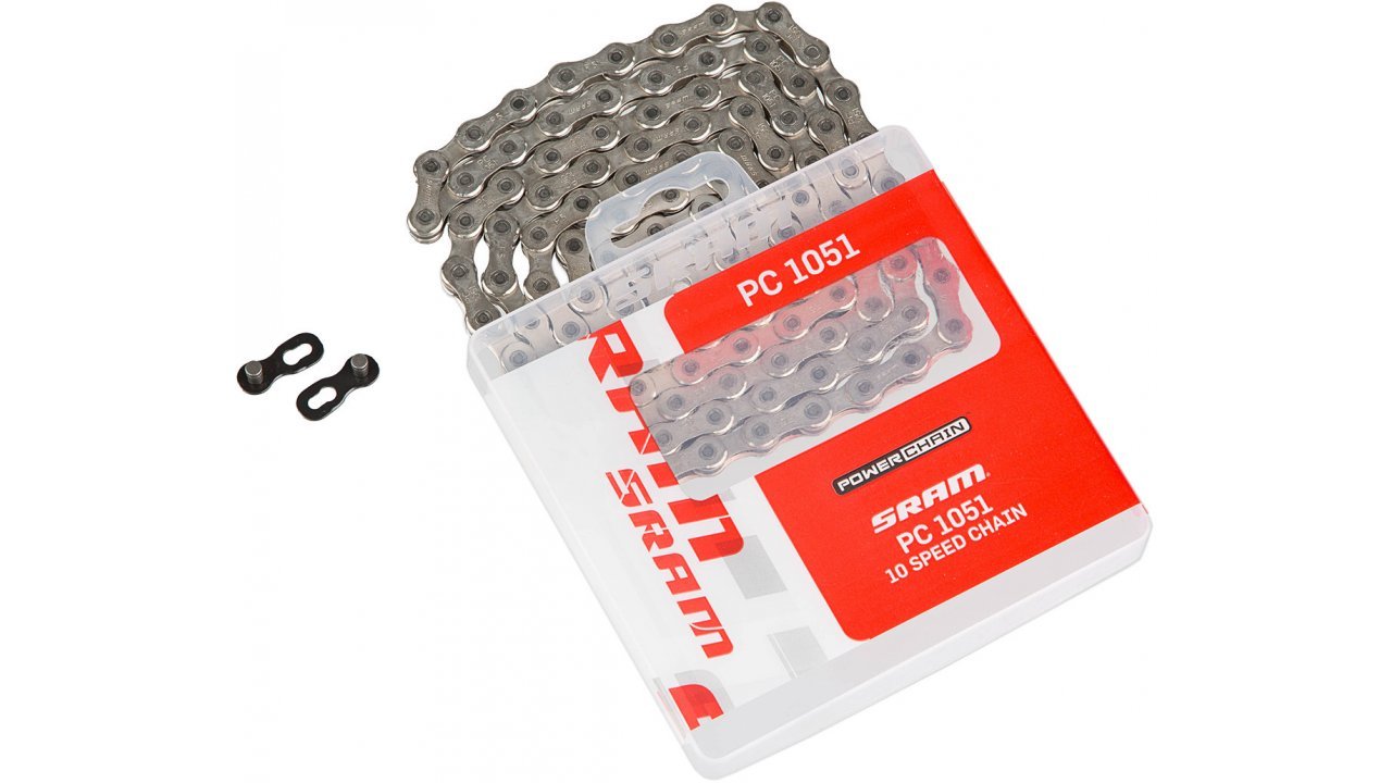 Catena bici Sram PC 1051 power chain bike 10 S power lock 114 maglie