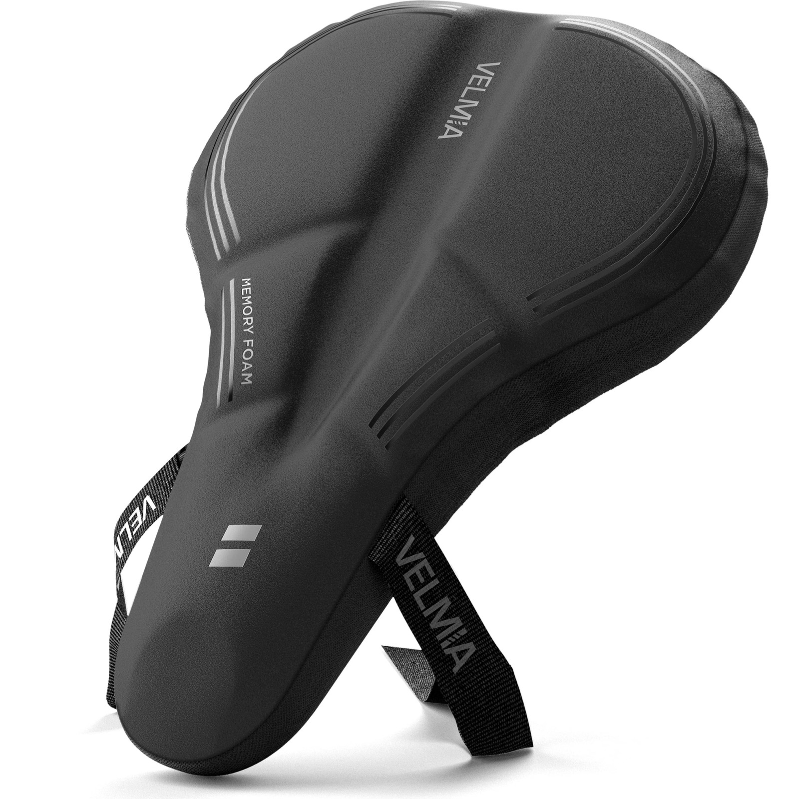 Bike Seat Cushion Made of Comfy Memory Foam I Bike seat Cover for Men & Women…