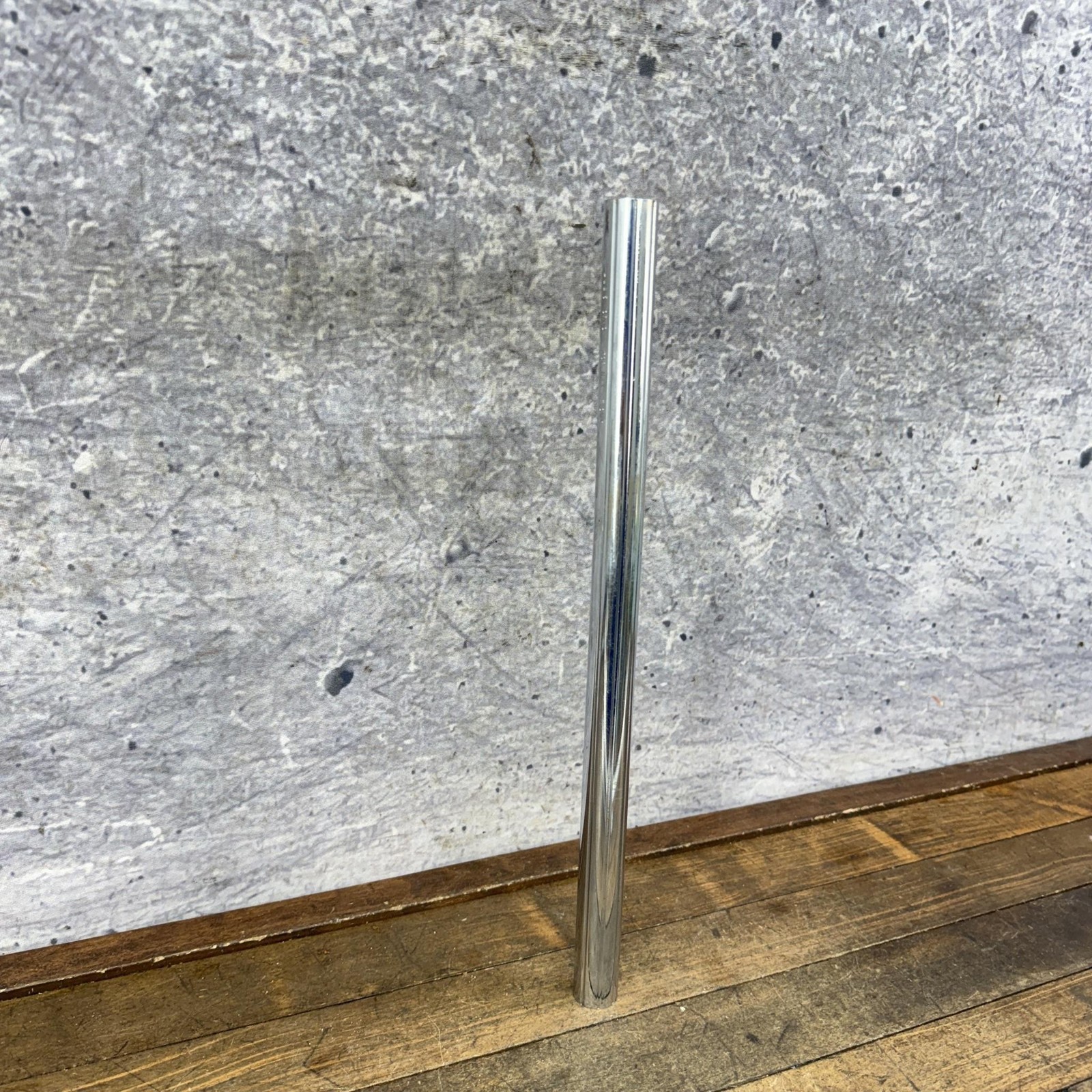 Vintage 22.5mm BMX Seatpost CRMO Hutch Schwinn Predator Fluted 1980s Silver
