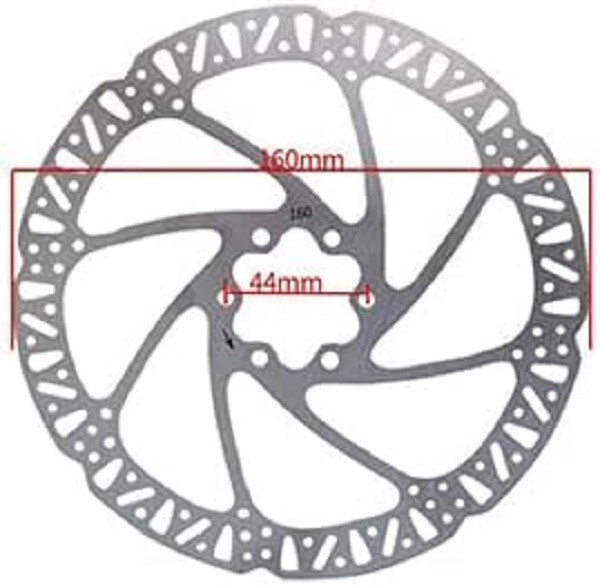 Zoom Hydraulic Disc Brake Mountain Bike MTB Front & Rear Set Floating Disc 160mm