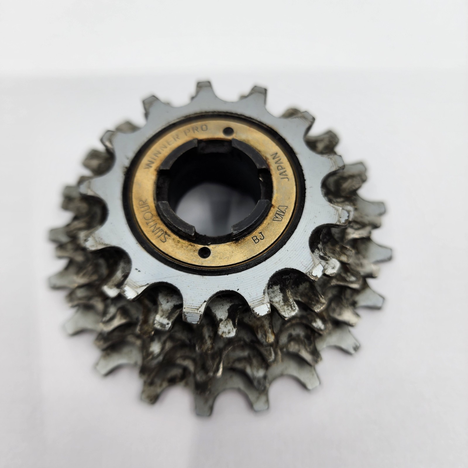 Vintage Suntour Winner Pro 6 Speed Freewheel 13-21T Silver 21t Japan