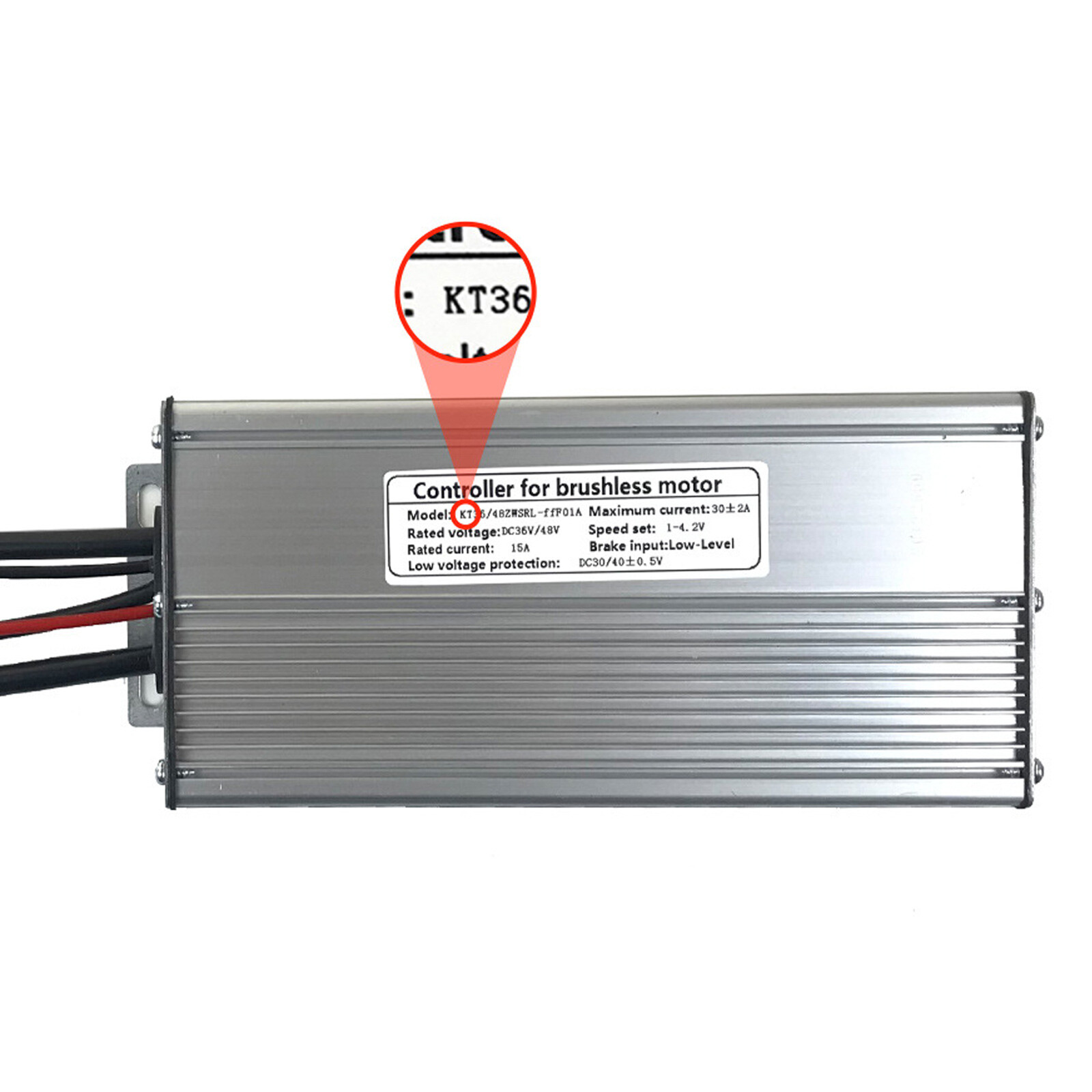 30A 36V 48V KT Waterproof Controller For 1000W 1500W E-bike Brushless Motor
