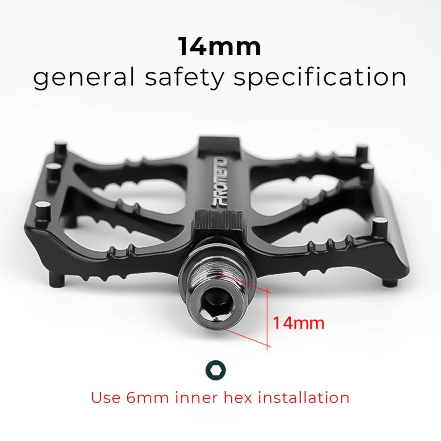 PROMEND Bicycle Pedals R27 M29 Aluminum Alloy Flat Pedals MTB Road Bike BMX