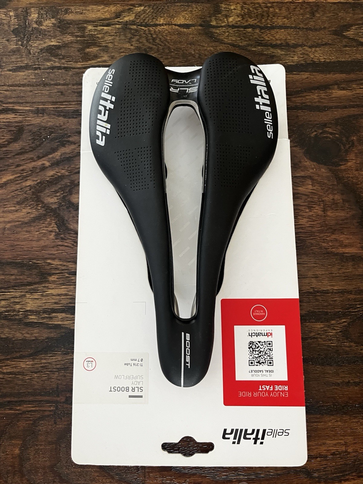 Selle Italia SLR Boost Lady Superflow L3 Black Titanium Racing Saddle Women