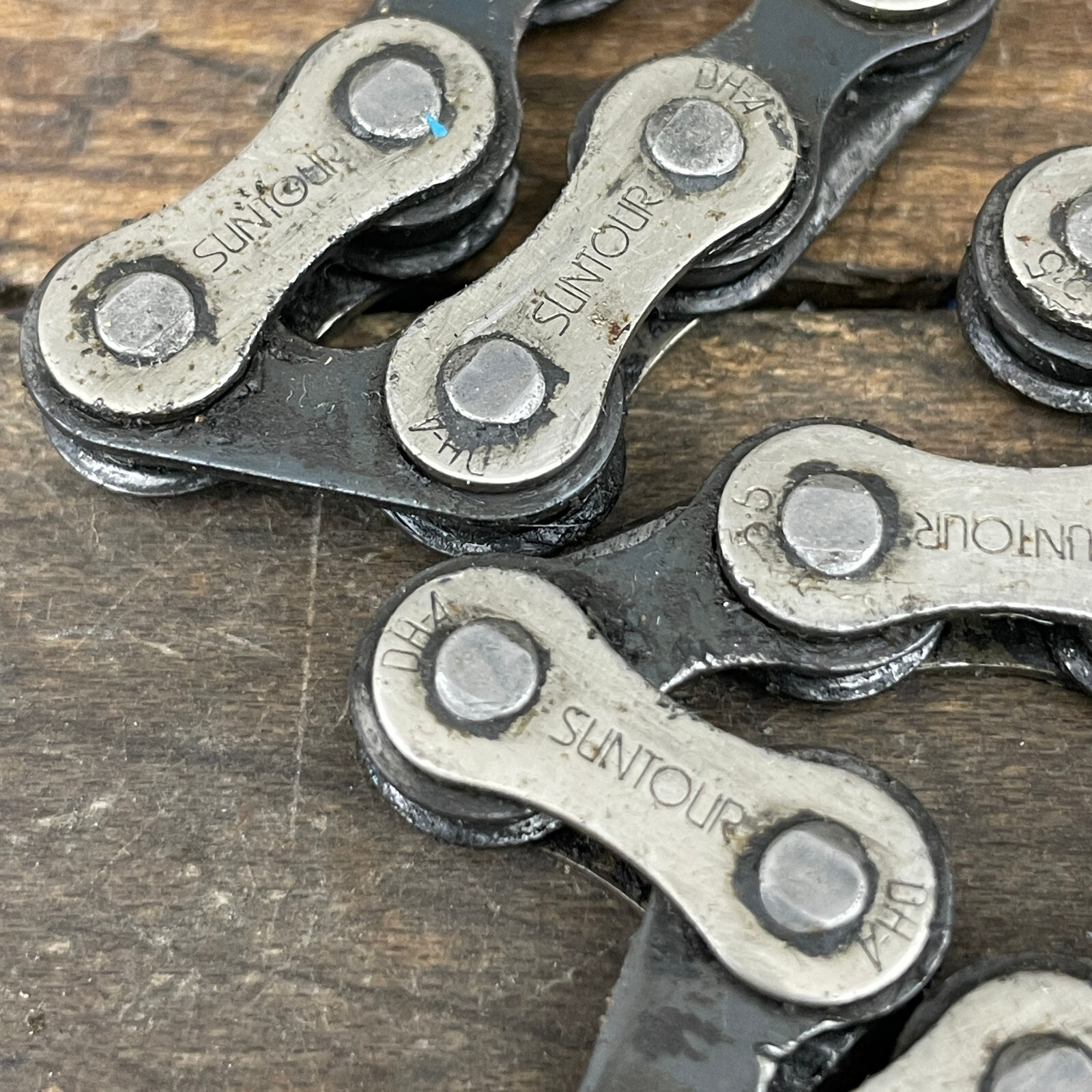 Vintage Suntour Chain 104 Links Silver Road Mountain Bike 90s 80s Eroica Race