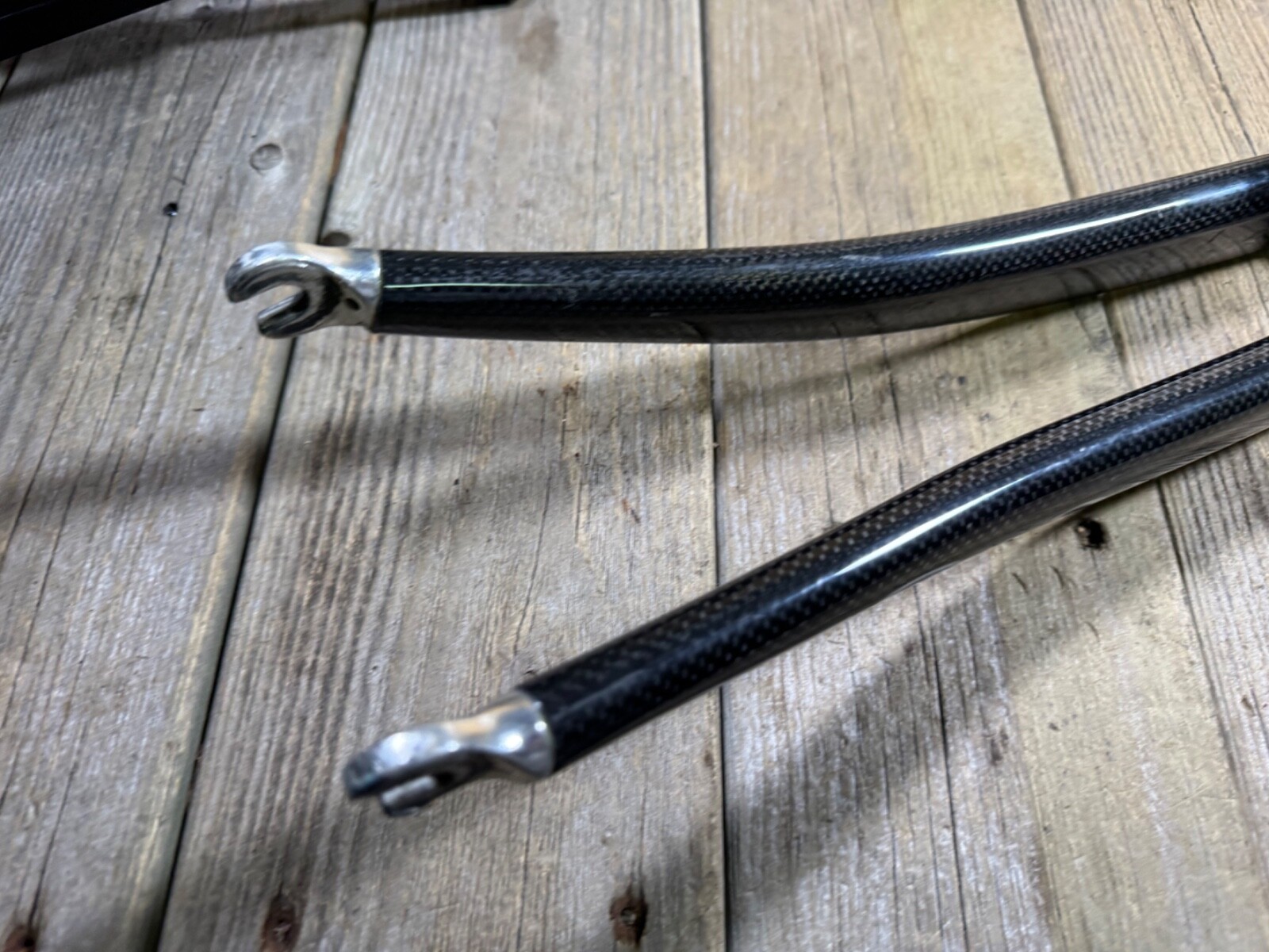 Columbus Carve Carbon Fiber Fork 700c Road Bicycle Fork 1-1/8 Threadless USED