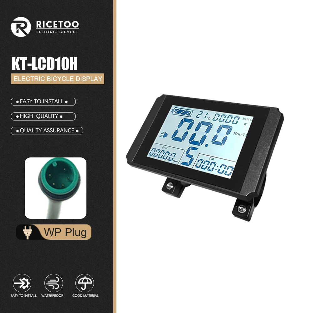 Electric Bicycle Display KT LCD3 LCD4 LCD5 LCD8H LCD9R 24V 36V 48V 72V Display