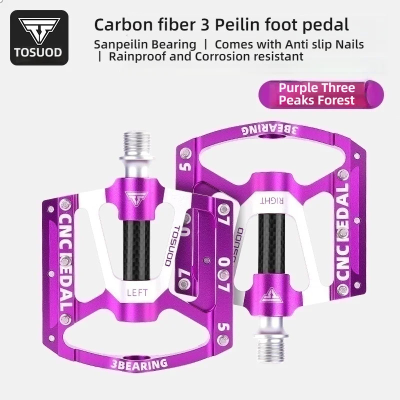 CNC Aluminum Alloy Anti-Slip Bicycle Pedals for MTB & Road Bikes