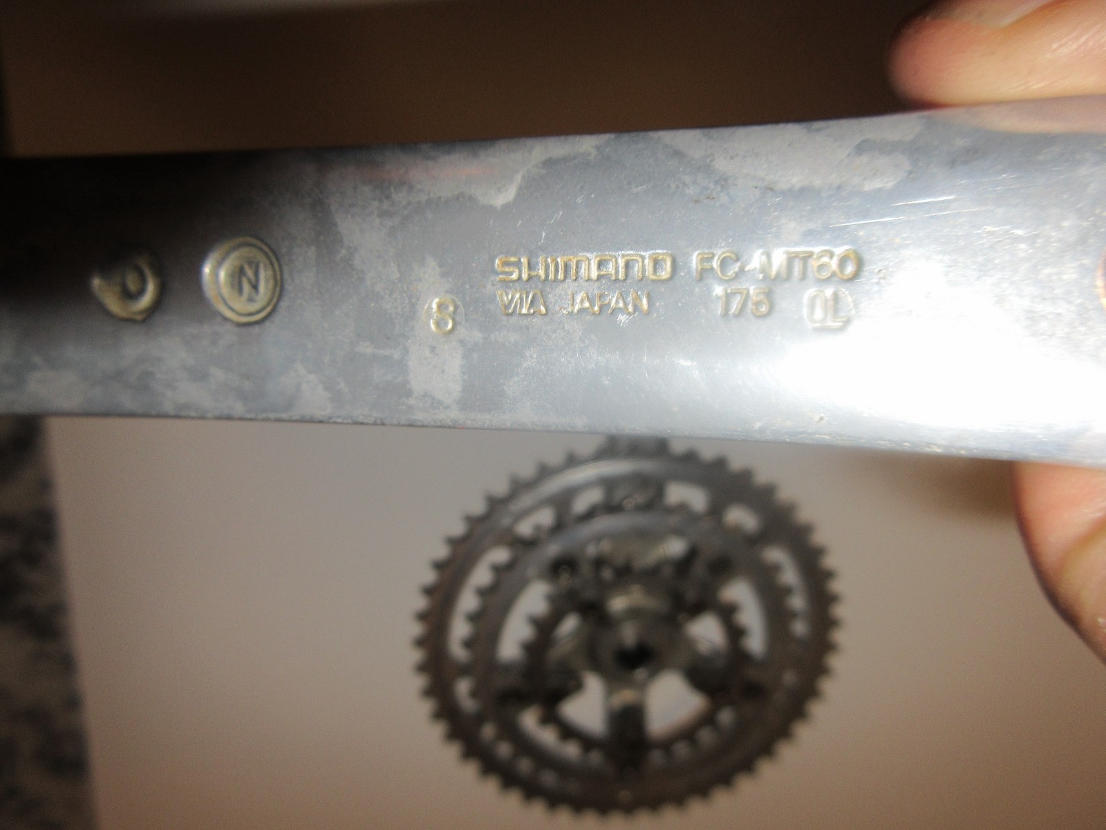 Shimano Deore FC-MT60 Triple Mountain Bike Triple Cranks 175 Crankset 48/38/24