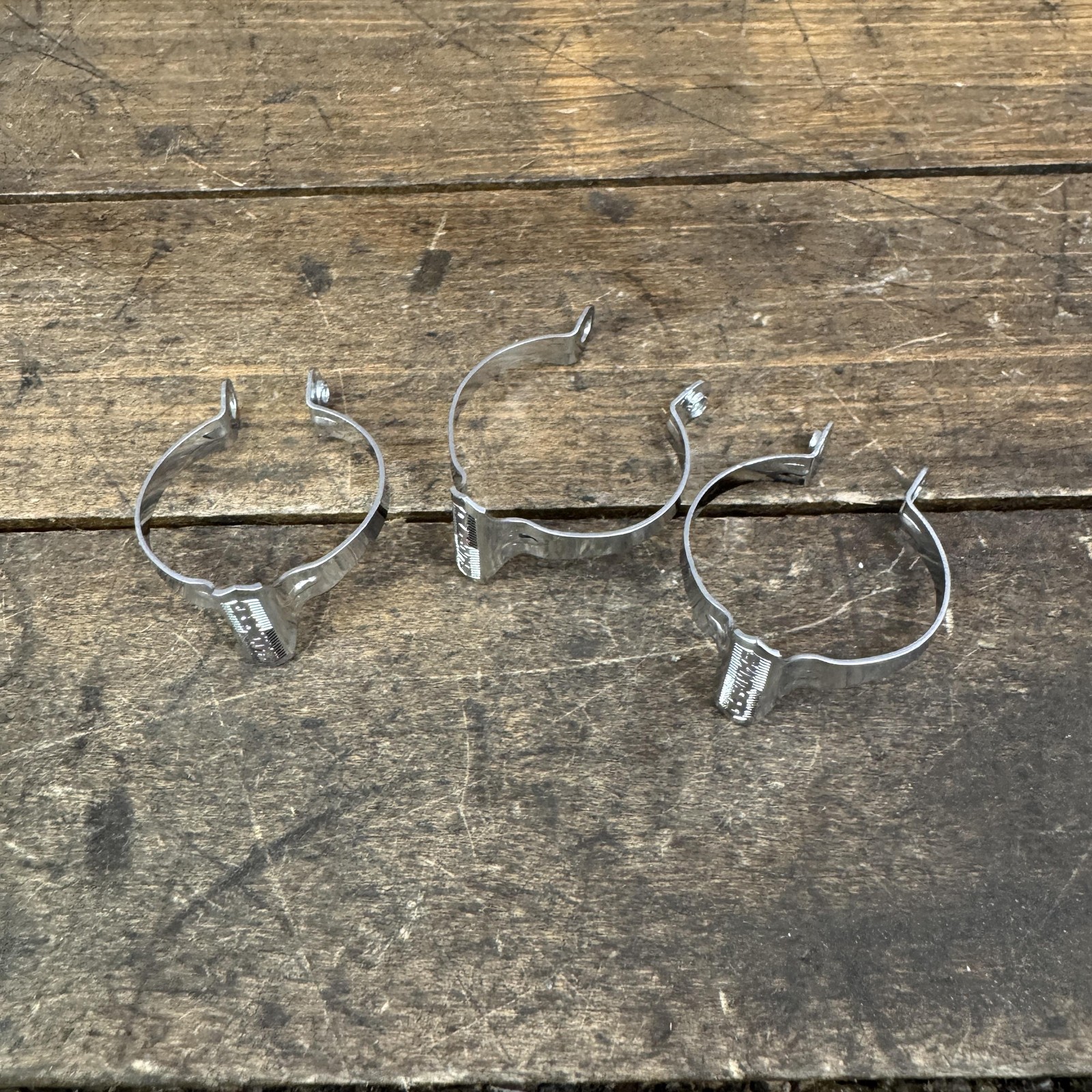 Vintage Shimano Down Tube BRake Clip Cable Clamp Set 1″ 25.4 Road No Screws