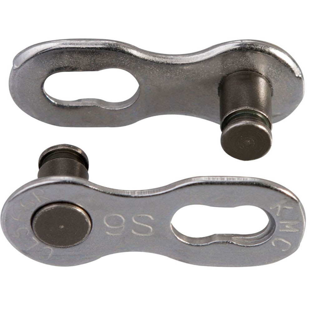 KMC 9 Speed EPT MissingLink, Dark Silver, Pack of 2