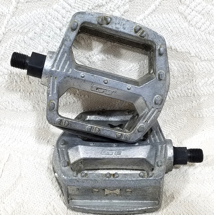 GT BMX VP-821 PEDAL MID OLD SCHOOL 1/2in. STAMPED 1990’s VTG RACING FREESTYLE