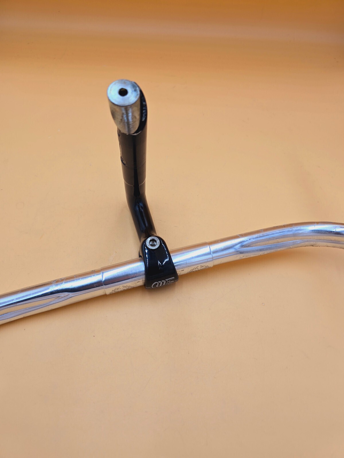 Handlebar Stem Unit 3TTT Podium Black Titanium Panto 40cm 100 1″ Bar Stem
