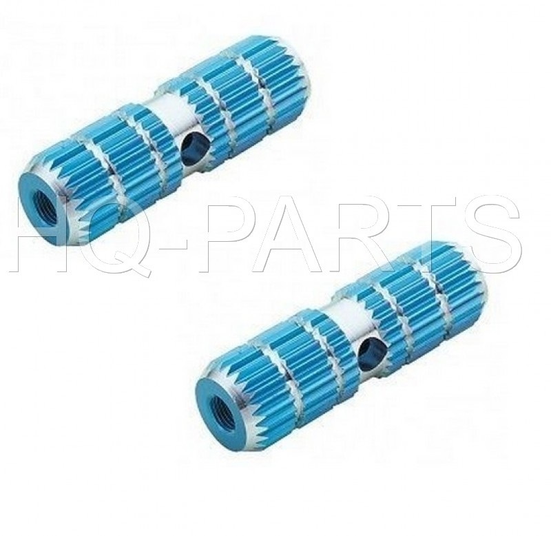 NEW 1 PAIR BIKE BICYCLE ALUMINUM CHILDREN 3/8″ Axle Foot Pegs BMX BLUE
