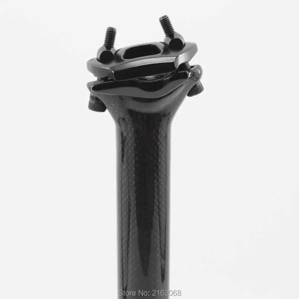 MTB Road Bike Carbon Fibre Seatpost 5mm Offset 25.4/27.2/30.8/31.6/33.9/34.9mm