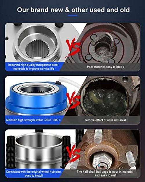 513121 Wheel Bearing Hub Front Wheel Hub and Bearing Assembly Front/Rear 5