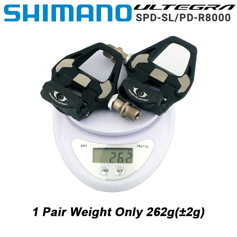 Shimano Ultegra PD-R8000 SPD-SL Carbon Pedal 9/16″ Road Bike Cycling SH11 Cleat