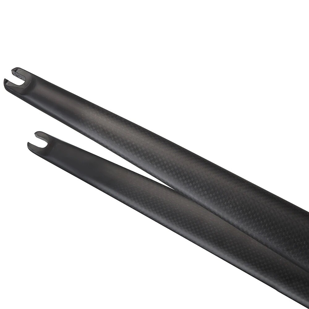Carbon Fiber Road Bike Fork Straight/Cone Tube Rigid Bicycle Fork 700C 28.6mm