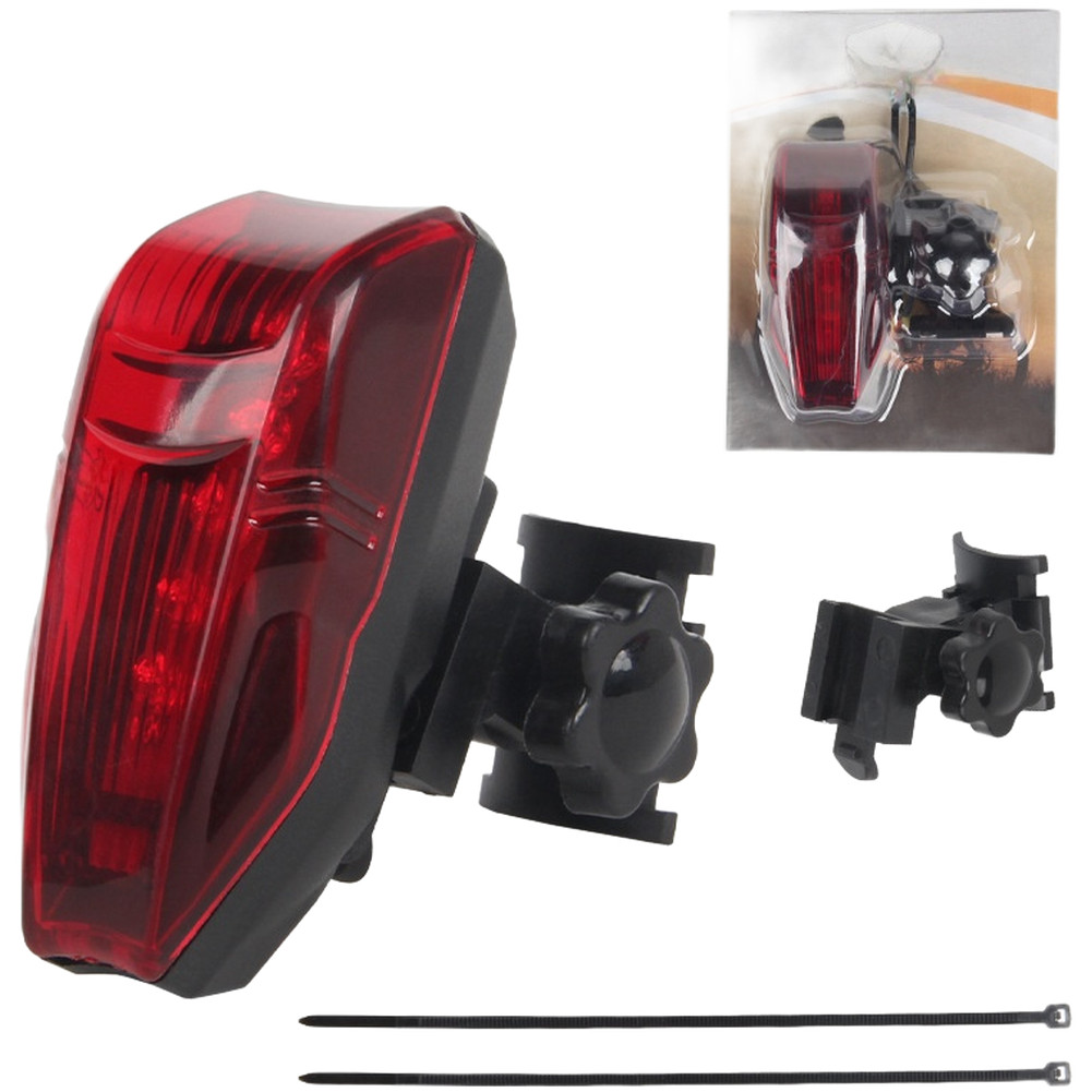 USB Rechargeable Rear Bike Light High Visibility LED 2.72 x 3.5 cm ABS