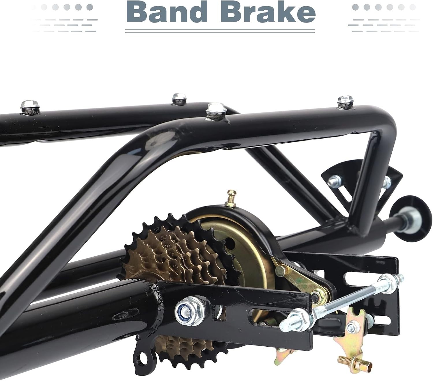 WEEROCK Tricycle Rear Axle Tricycle Conversion Kit 7 Speeds, 5/8Inch Axle(