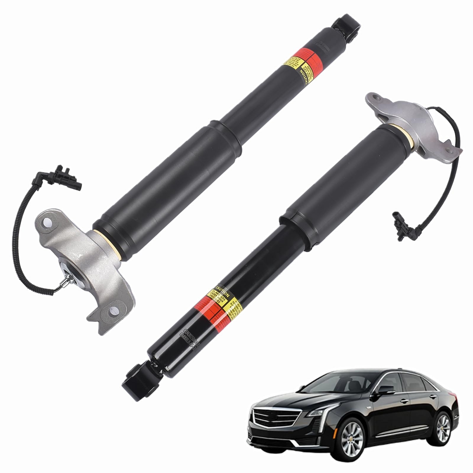 Pair Rear Shock Absorbers Struts with Upper Mount Electric Assembly Compatibl…