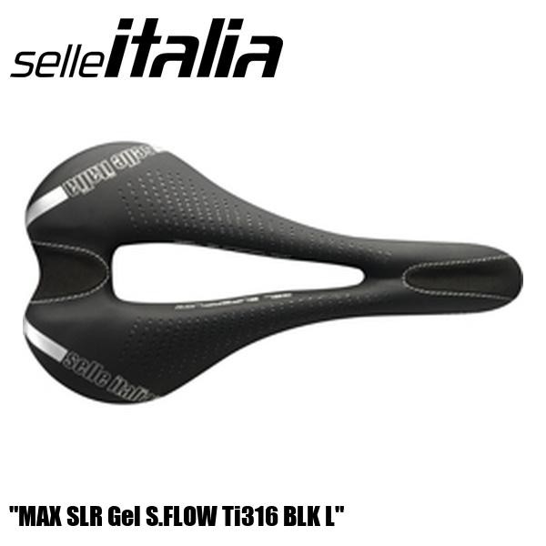 Selle Italia MAX SLR Gel Superflow Ti316 Saddle Black L