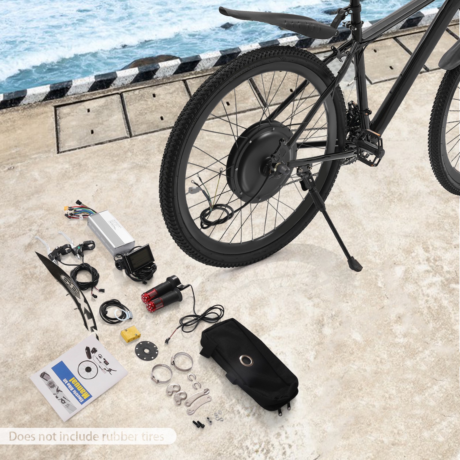 Rear Wheel Motor Conversion Kit 72V 2000W for 29″Electric Bicycle Hub Motor