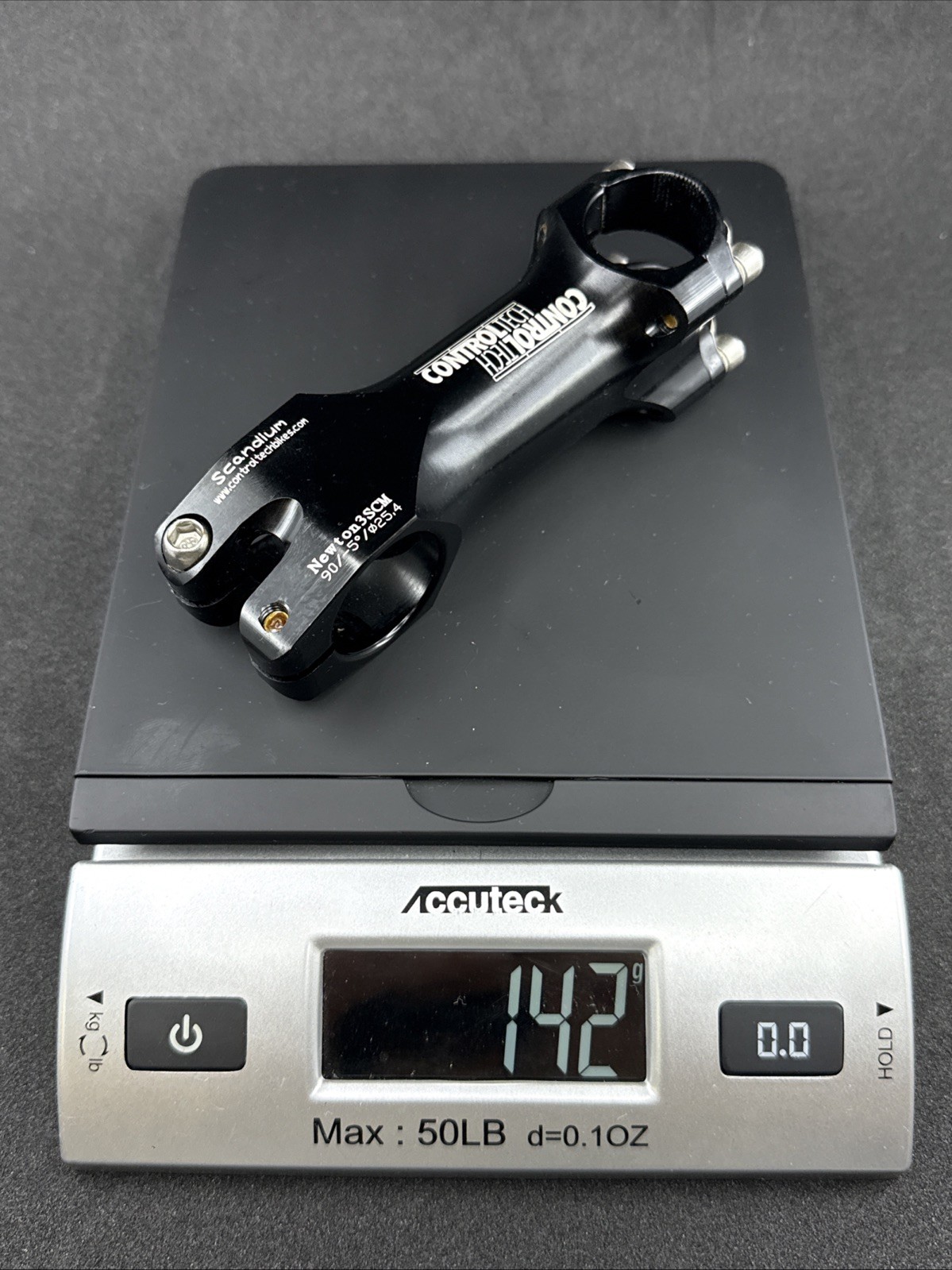 ControlTech SCANDIUM Newton3SCM 90mm 5° 1-1/8″ 25.4mm Alloy Stem
