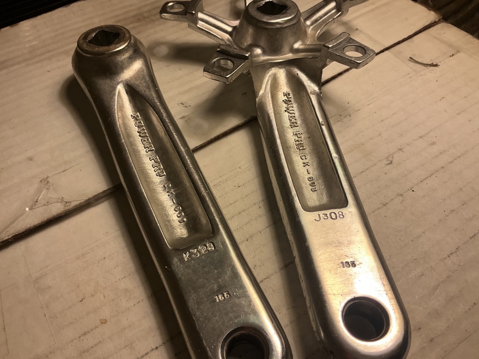 BMX kids cranks pair 165 mm 110 BCD