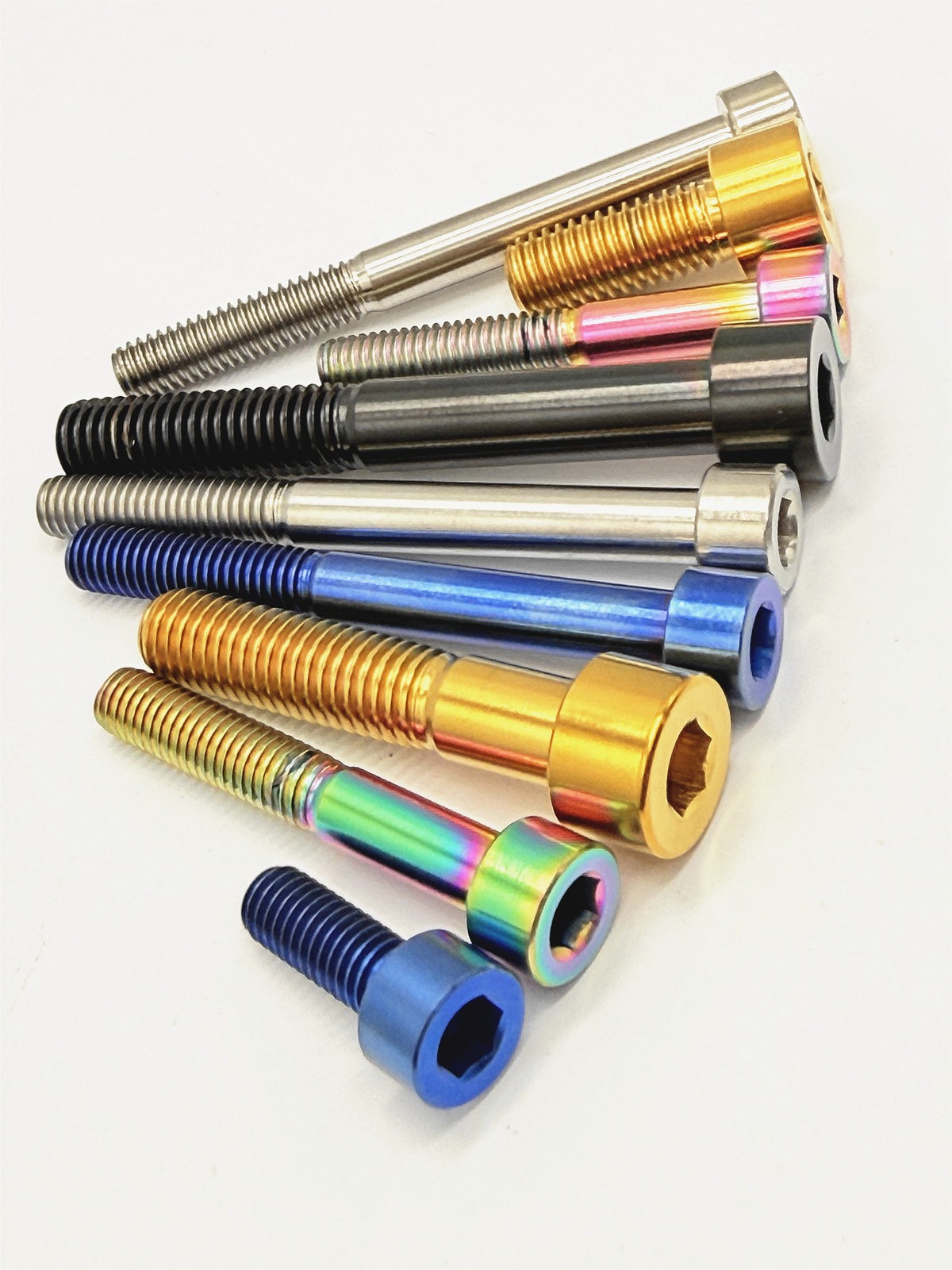 Titanium Bolt M10x20 25 30 35 40 45 50 55 60mm Socket Cap Hex Screws GR5