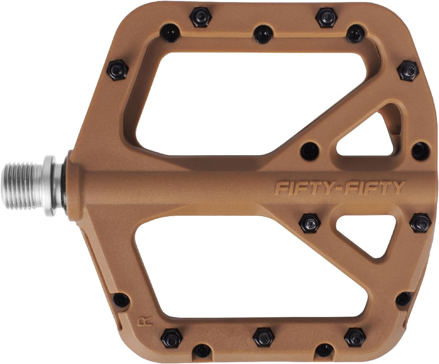 FIFTY-FIFTY Mountain Bike Pedals, Non-Slip MTB Nylon Composite, 9/16″ Bicycle Pe