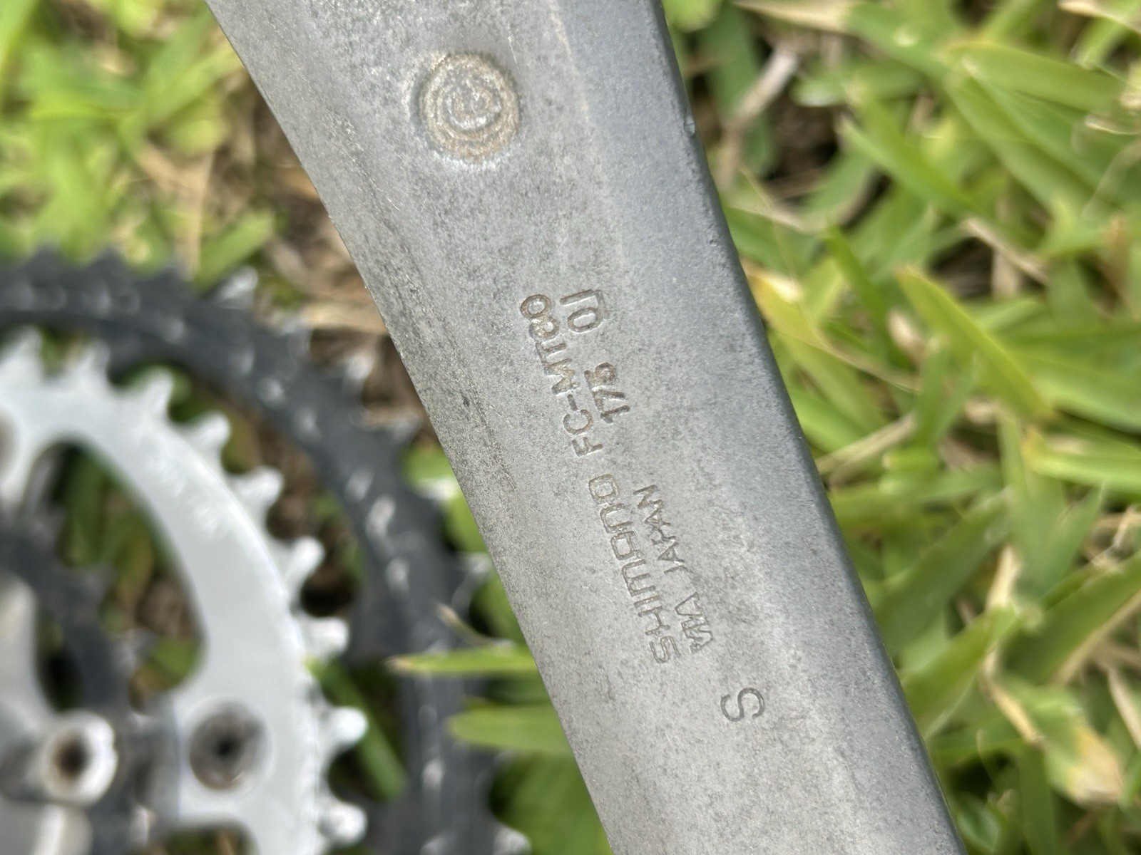 Vintage Shimano Deore DX FC-MT60 Crankset 175mm SG 46/36/24 1980s 90s MTB