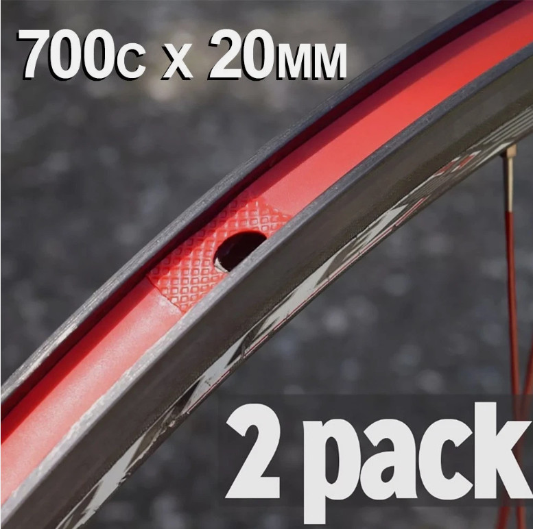 WINDIR 2 Pack Bicycle Rim Liner Strips Nylon 20» Bike Tire Liner Tape