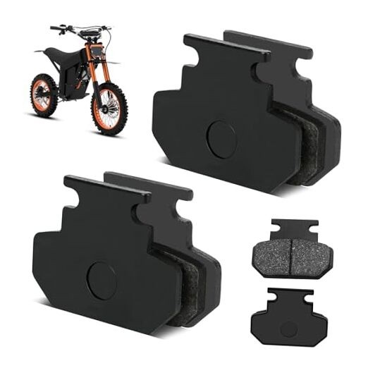 Rear Disc Brake Pads Compatible with Tuttio soleil 01 Tutti Rear Brake Pad