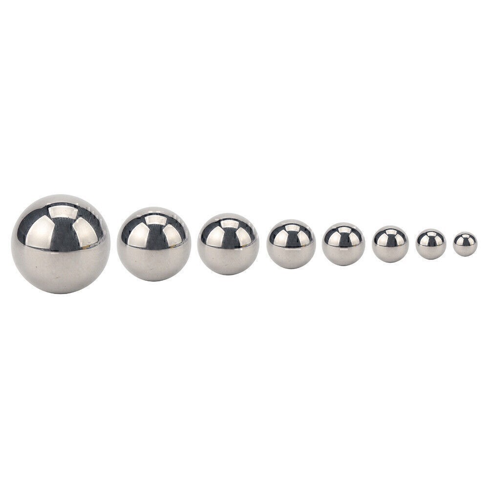 300 Piece Assorted Loose Bicycle Bearing Balls 1/8″,3/8″,5/16″,5/32″& 1/4″ etc.