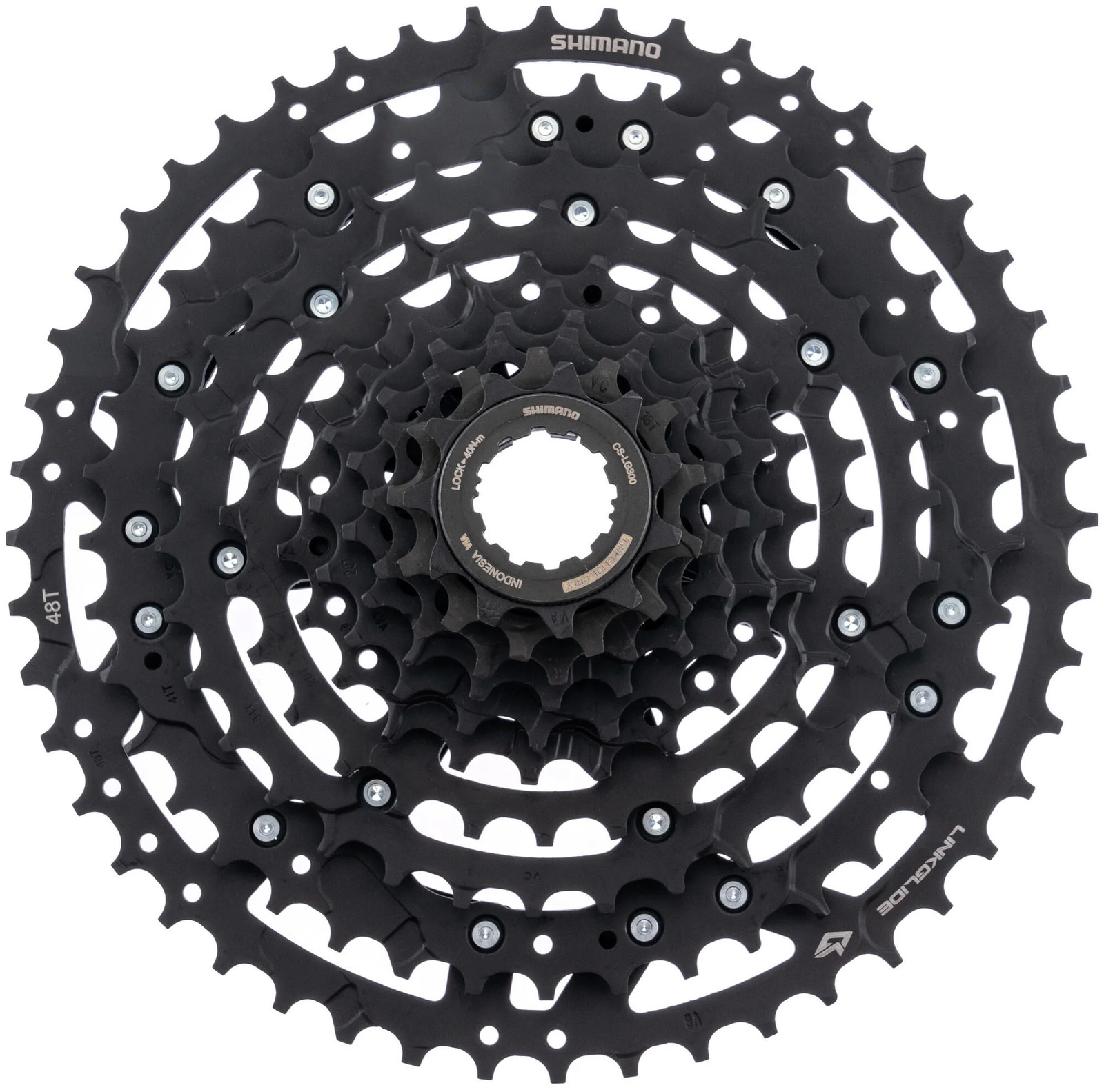 Shimano Cassette Cues 10V 11-48T CS-LG300 Black