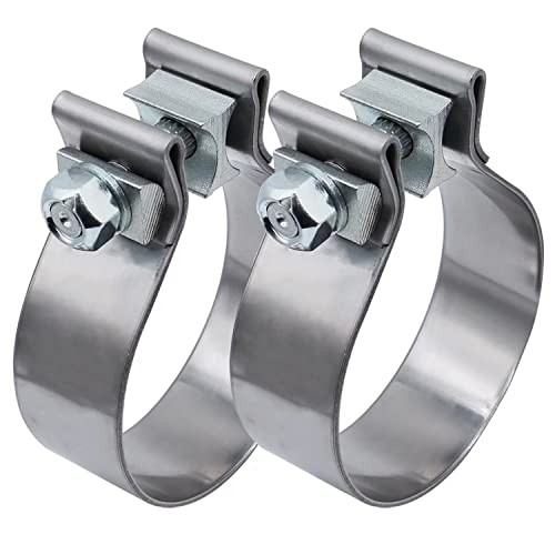 5 inch Exhaust Clamp Narrow Band Stainless Steel for Exhaust Pipe, Muffler 5″