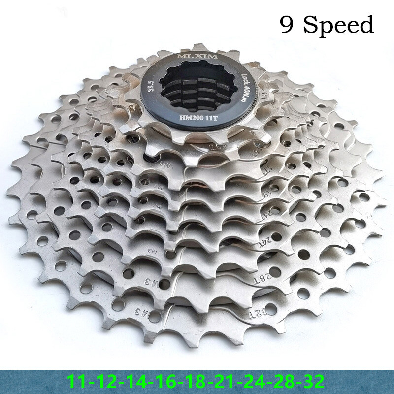 8 9 10 Speed Freewheel Cassette Sprocket Steel MTB Bicycle Multicolor