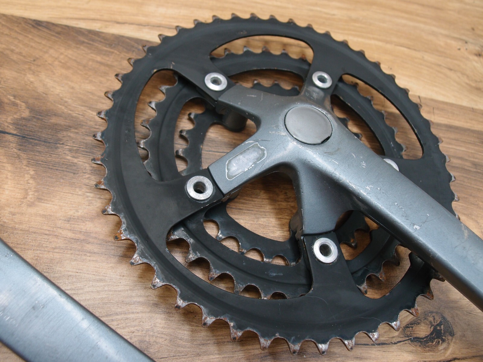 1989 MTB crankset Suntour XC VIA Japan 28/38/48 T 175 mm