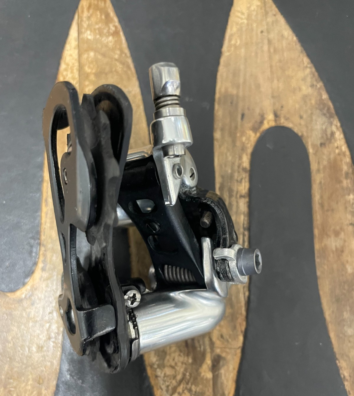 Campagnolo Record Titanium 10-speed Rear Derailleur road bike retro short cage