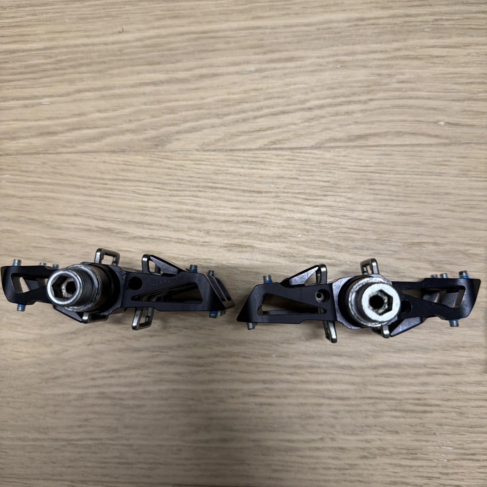 TIME Xysto A1 Aluminum Pedals with Steel Spindle, Dual-Sided Clipless,