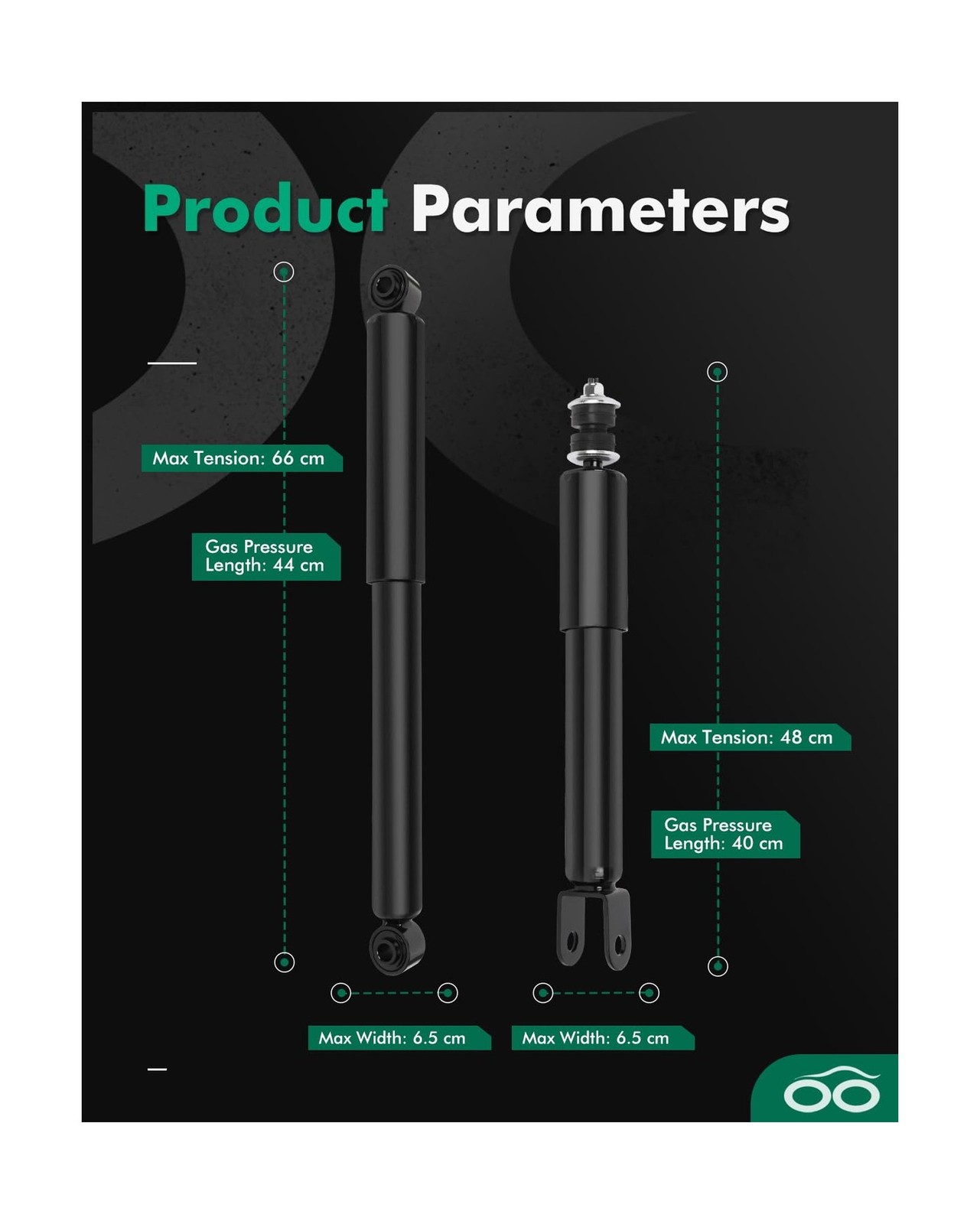 Shocks,SCITOO Front Rear Gas Struts Shock Absorbers Accessories Fit for 2000 …