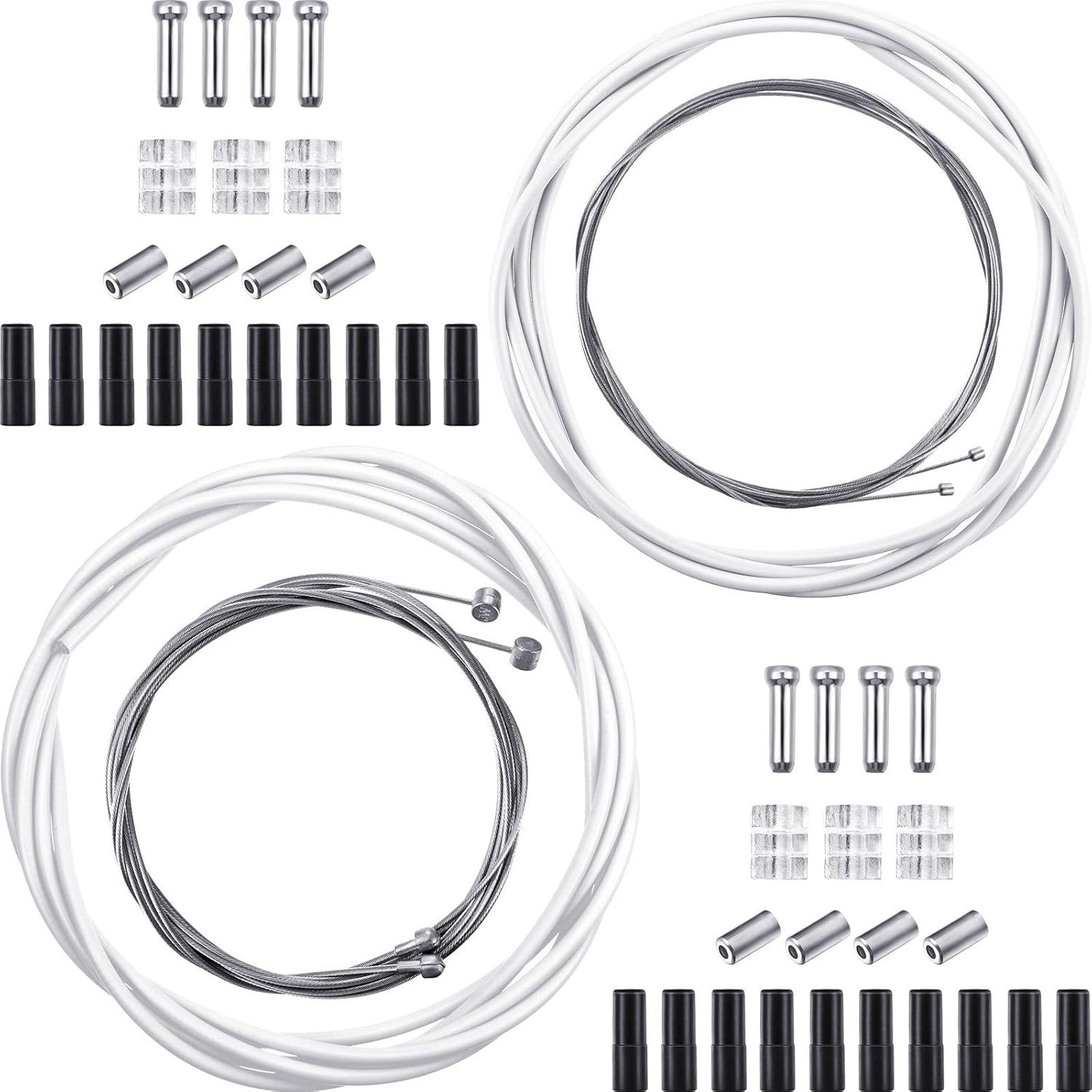 All-in-One Bike Brake Cable Set – 2.5m Cable Housing for Mountain & Road Bikes