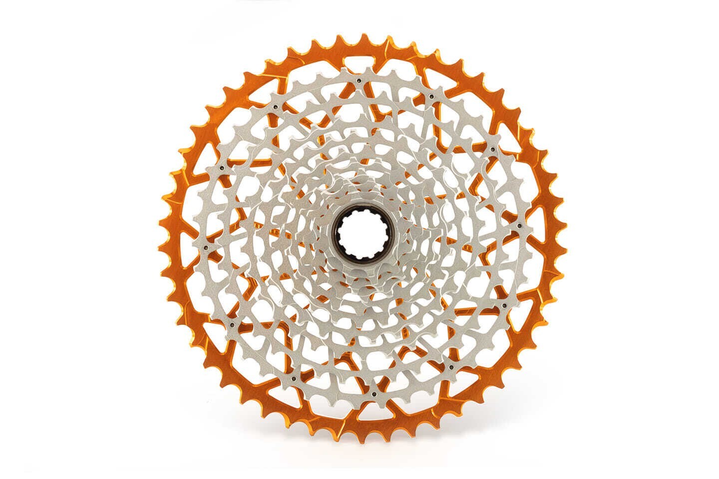 Garbaruk Wide-Range 11-Speed Cassette, SRAM XD, 10-50T, Orange