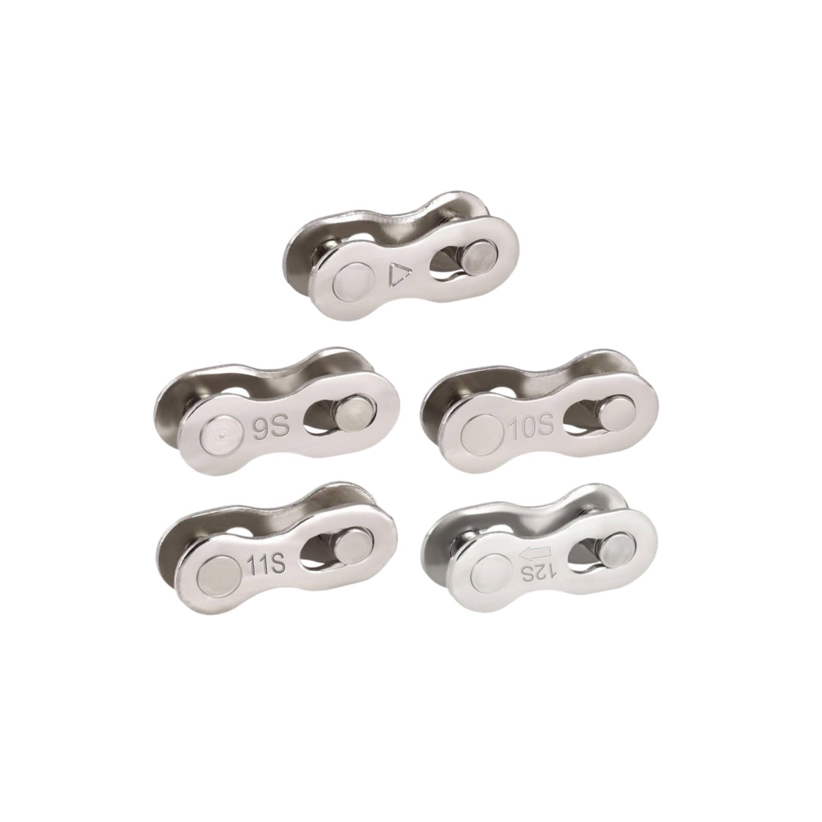 4 Pairs Bicycle Missing Link 6/7/8/9/10/11/12 Speed Chain Reusable Steel Chain