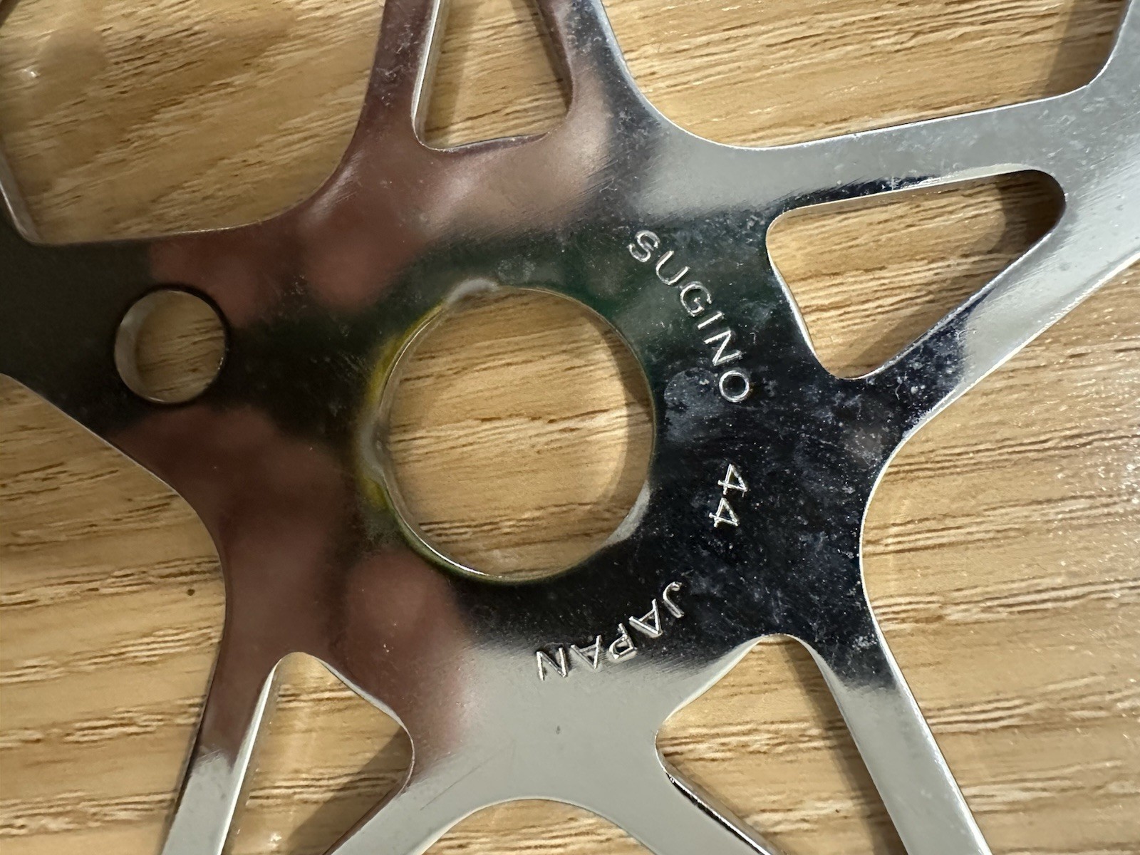 NOS Vintage Sugino Snowflake 44T Steel BMX Bike Sprocket Chainring Old School