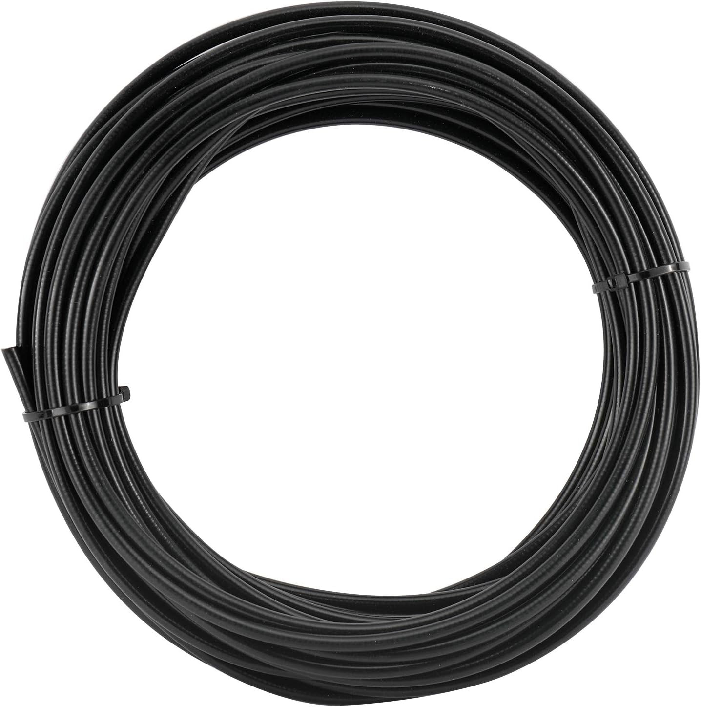 Yaemarine 5Mm X 50Ft Bicycle/Bike Lined Brake Cable Housing Black