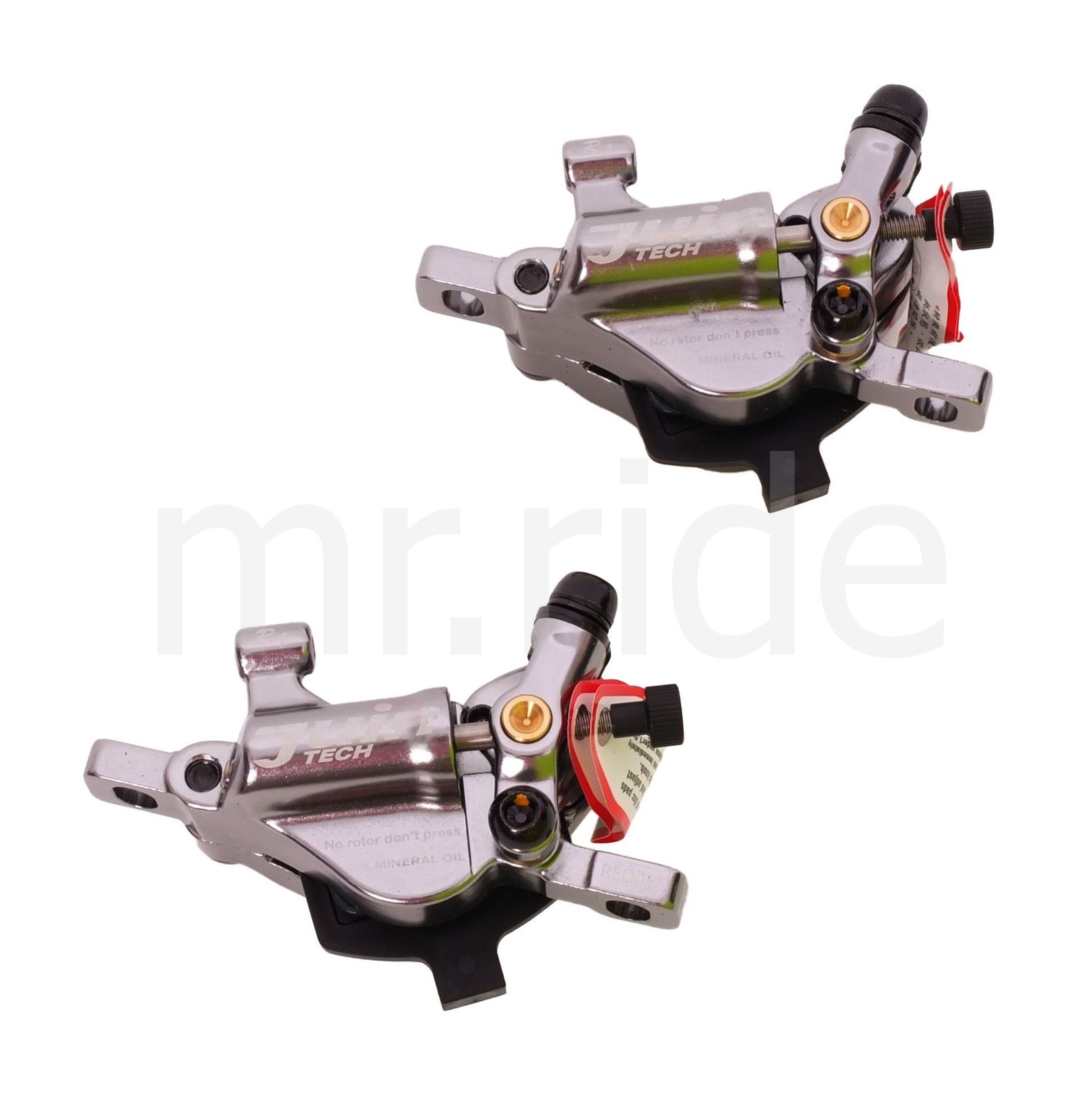 Juin Tech R1 Hydraulic Cable Disc Brake Set Dual Side Actuation Road/CX Bike