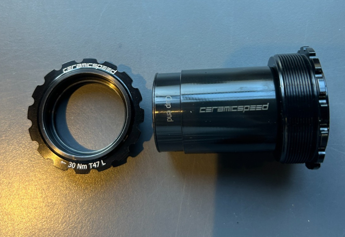 CeramicSpeed T47/86 mm Campy UT Bottom Bracket Black Coated